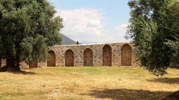 Androusa Castle curtain wall