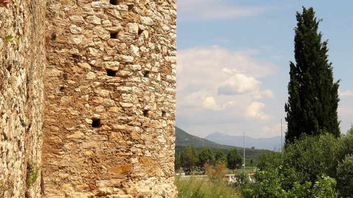 Tower on the Androusa castle wall