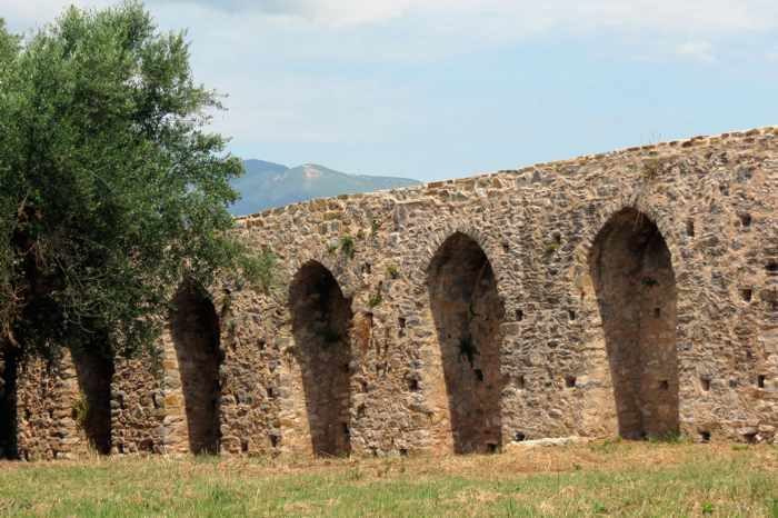 Androusa Castle curtain wall 