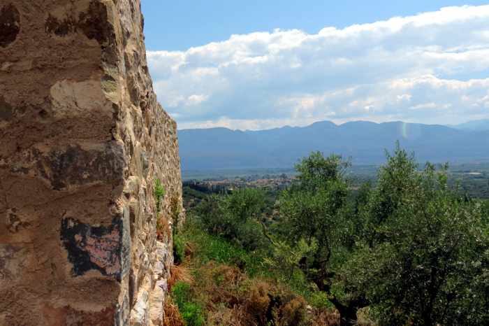 Androusa Castle wall 