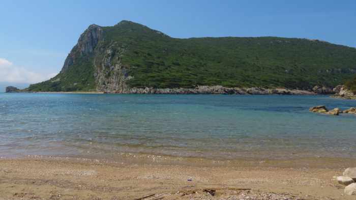 Divari beach on Navarino Bay