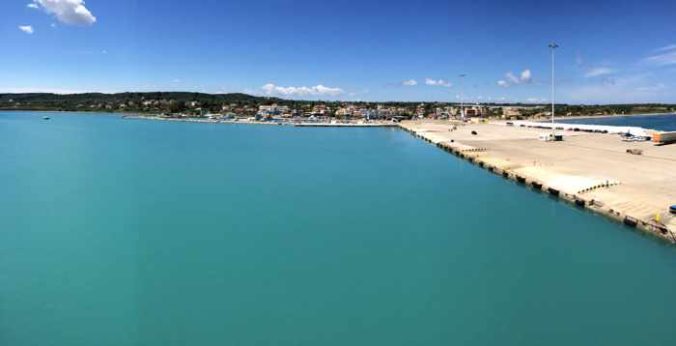 The port at Kyllini Greece