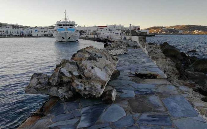 Mykonos Old Port jetty