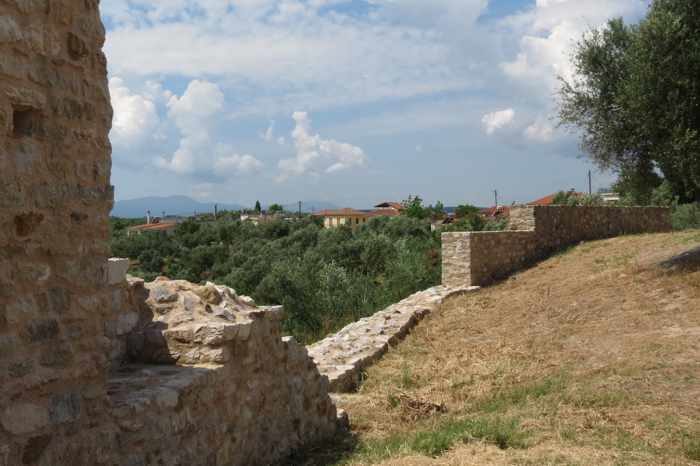 town view from Androusa Castle