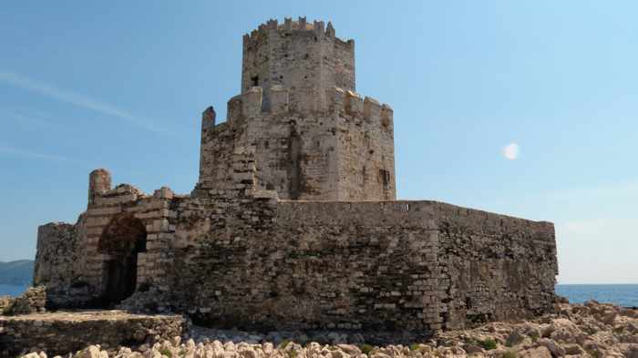 Methoni castle sea fortress