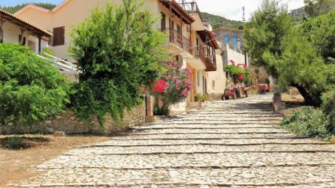 steps on a Kyparissia hillside