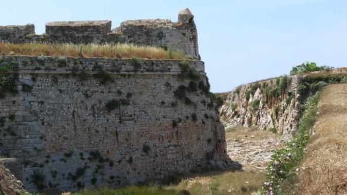 Methoni Castle wall