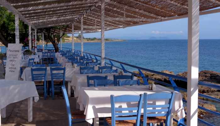 Panorama Fish Tavern Restaurant in Marathopoli 