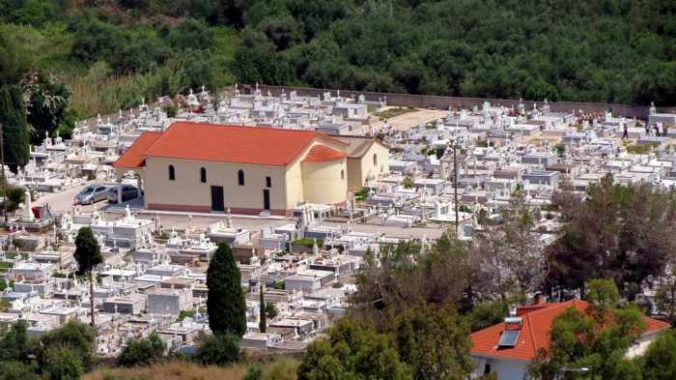 Kyparissia church and cemetery