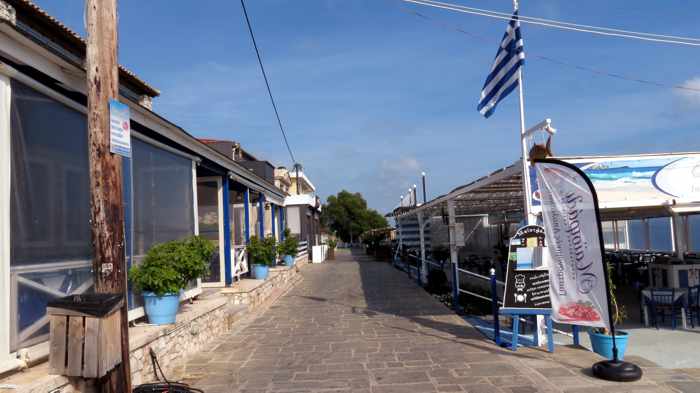 restaurant area in Marathopoli