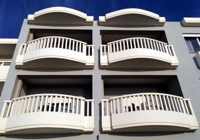 Artina Nuovo Hotel balconies
