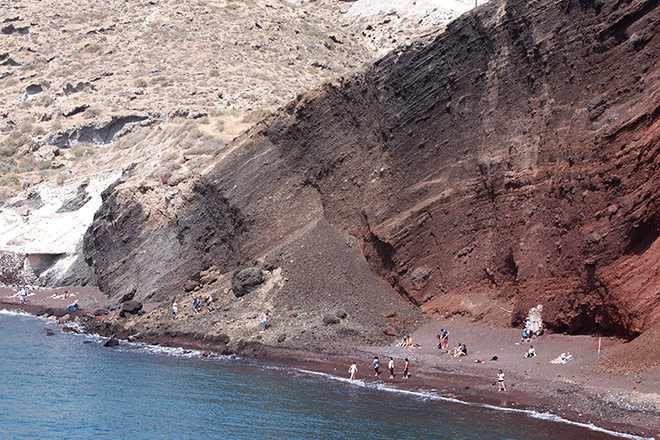 Red Beach Santorini