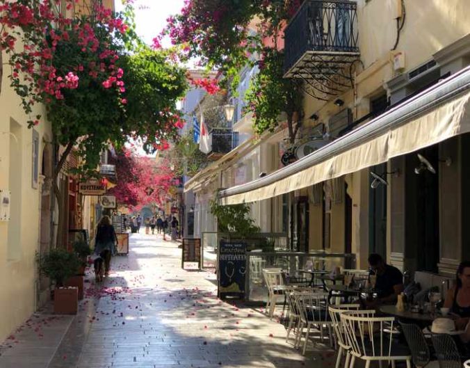 a street in Nafplio