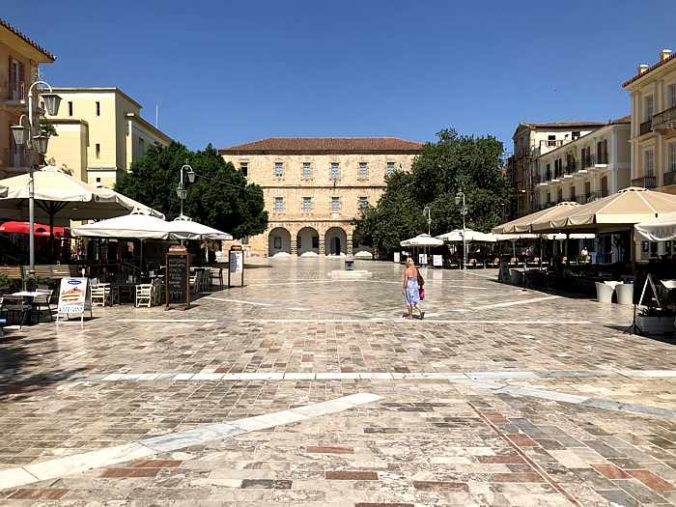 Syndagma Square in Nafplio