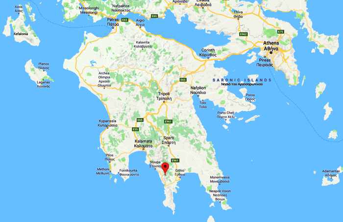 Mani Peninsula Greece Map Scenery In The Mani Region Of Greece | My Greece Travel Blog