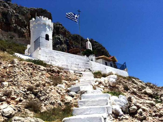 Greece, Peloponnese, Argolida, Nafplio, Karathona, church, Greek Orthodox church, Agios Nikolaos Church,