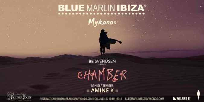 Be Svendsen presents Chamber at Blue Marlin Ibiza Mykonos on September 8