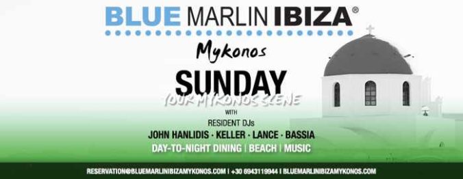 Blue Marlin Ibiza Mykonos Sunday Scene event on September 22