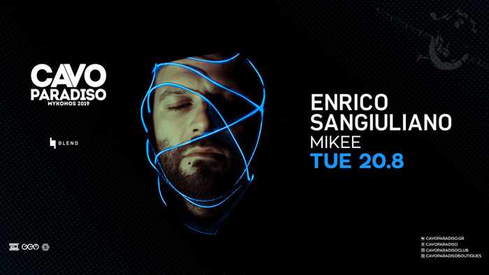 Cavo Paradiso Mykonos August 20 party with Enrico Sangiuliano