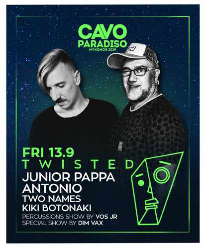 Promo ad for the party at Cavo Paradiso Mykonos on September 13