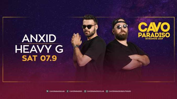Cavo Paradiso Mykonos presents AnXid and Heavy G on Saturday September 7