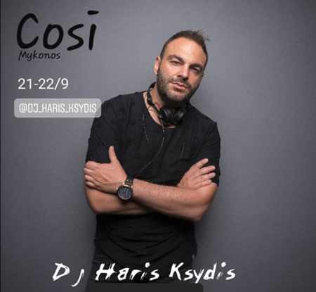 Cosi Bar Mykonos presents DJ Haris Ksydis on September 21 and 22
