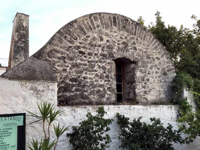 Greece, Greek island, Poros, Poros island, Saronic island, cistern, water tank,