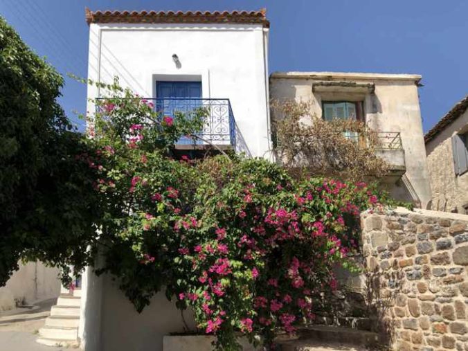 Greece, Greek island, Saronic island, Poros, Poros Greece, Poros island, Poros Town, buildings, architecture, houses,