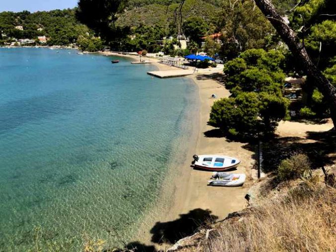 Greece, Greek island, Saronic island, Poros, Poros Greece, Poros island, beach, seaside, coast, shore, Calypso Beach Poros, Megalo Neorio Beach Poros,