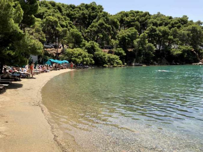 Greece, Greek island, Poros, Poros island, Poros Greece, Saronic island, beach, bay, Love Bay, Love Beach, Love Bay Poros, water, sand, seashore