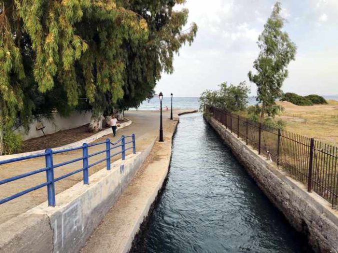 Greece, Greek island, Saronic island, Poros, Poros Greece, Poros island, canal, waterway,Poros canal