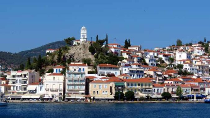 Greece, Greek island, Poros, Poros Greece, Poros island, island, town, Saronic islands, Greek island hopping