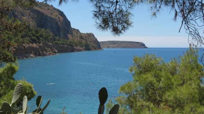 Greece, Peloponnese, Argolida, Nafplio, Argolic Gulf, sea, water, coast,