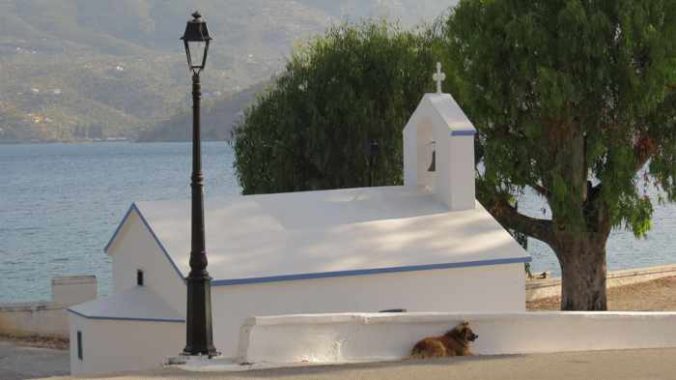 Greece, Greek island, Saronic island, Poros, Poros Greece, Poros island, church, Orthodox church, Panagitsa Church Poros, Panagitsa Church,