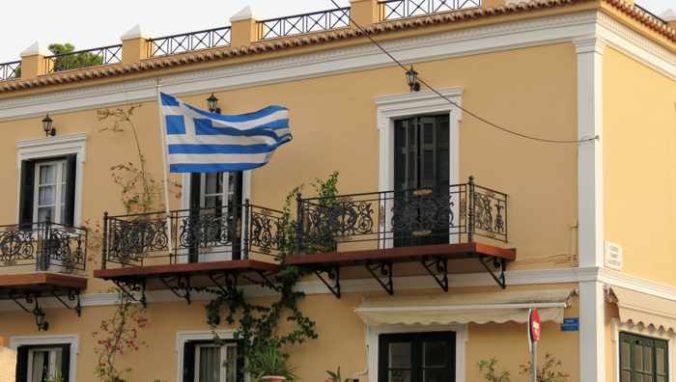 Greece, Greek island, Saronic island, Poros, Poros Greece, Poros island, building,