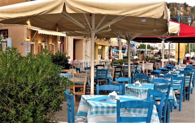 Greece, Greek island, Saronic island, Poros, Poros Greece, Poros island,, taverna, Greek taverna, restaurant,