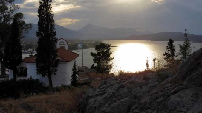 Greece, Greek island, Saronic island, Poros, Poros Greece, Poros island, church, Agios Athanassios church Poros,