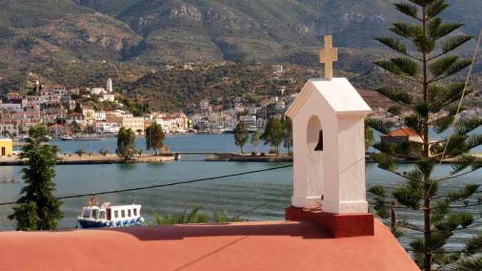 Greece, Greek island, Saronic island, Poros, Poros Greece, Poros island, church, Orthodox church, Agia Triada Church, Agia Triada Church Poros,