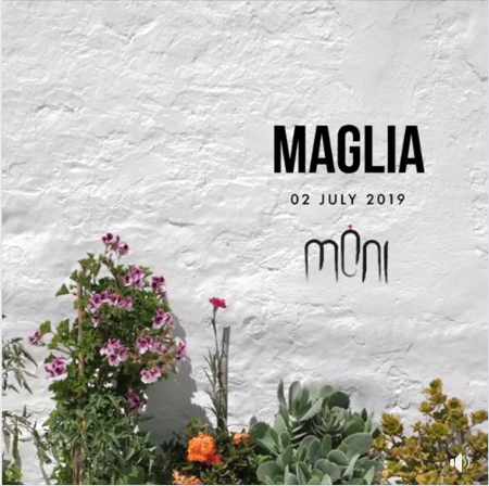 Advertisement for DJ Maglia show at Moni club Mykonos July 2