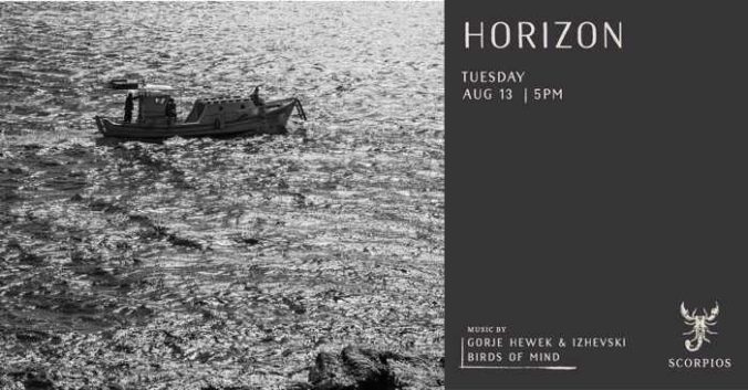 Scorpios Mykonos Horizon eventon Tuesday August 13