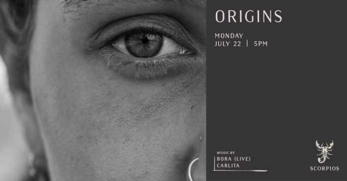 Scorpios Mykonos July 22 Origins event with Bora and Carlita