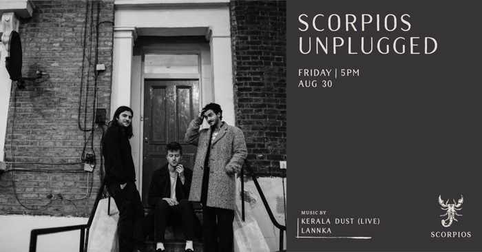Scorpios Mykonos Unplugged event on Friday August 30