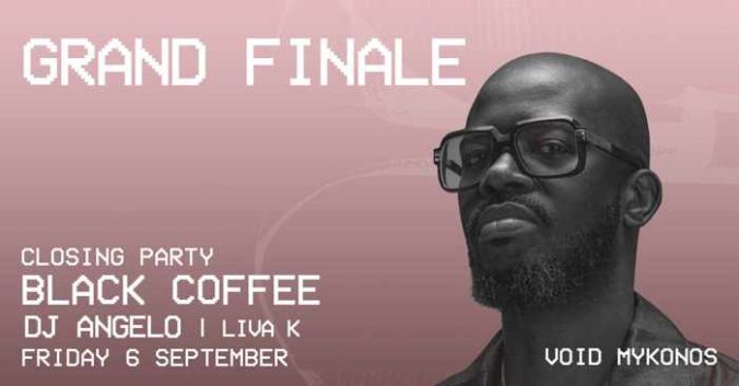 Void club Mykonos 2019 closing party with Black Coffee