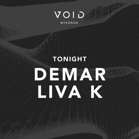 Promo ad for the July 21 party at Void club on Mykonos