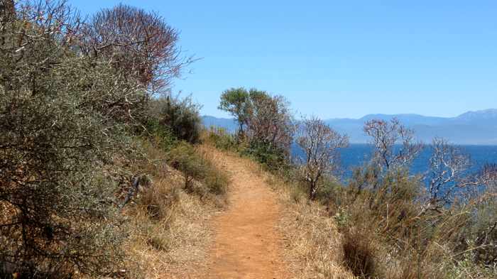 Greece, Peloponnese, Karathona, path, trail, coast, church path, Agios Nikolaos Church, Agios Nikolaos Church at Karathona, 