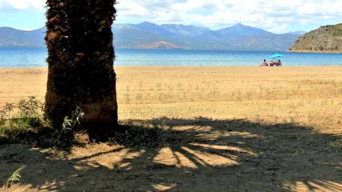 Greece, Peloponnese, Nafplio,Karathona, Karathona beach, beach, bay, seaside, shore, coast,