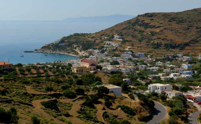 Greece, Greek Islands, Cyclades, Siros, Syros, Kini Bay, Kini beach, Kini village, landscape, coast, seaside,