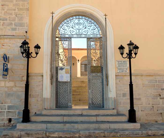 Greece, Greek Islands, Cyclades, Siros, Syros, Syros island, church, Assumption of the Virgin Mary Church, Church of the Assumption Syros, 