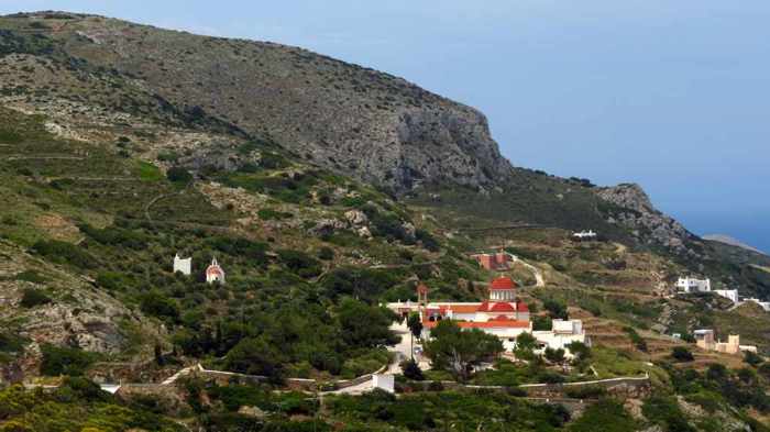 Greece,Greek island, Siros, Syros, Syros Greece, Kini, Kini Bay, Kini Bay Syros, monastery, Greek monastery, Monastery of Agia Varvara, Agia Varvara, Agia Varvara Monastery Kini, Agia Varvara Monastery Syros,