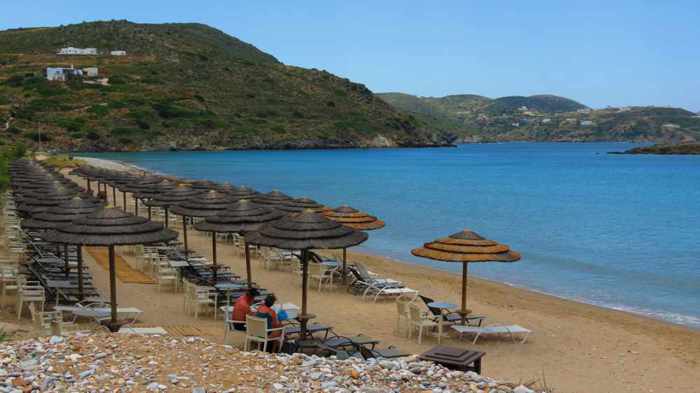 Greece, Greek islands, Cyclades, Siros, Syros, Syros island, Delfini, Delfini beach, Delphini beach, Delfini beach, Delphini beach Syros, Delfini beach Syros, sandy beach